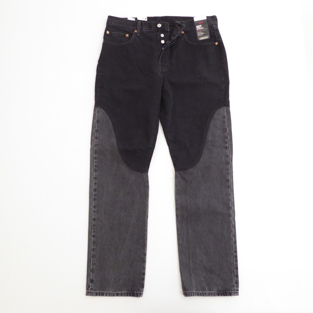 Levi's Two-Tone Black and Charcoal Straight Jeans
